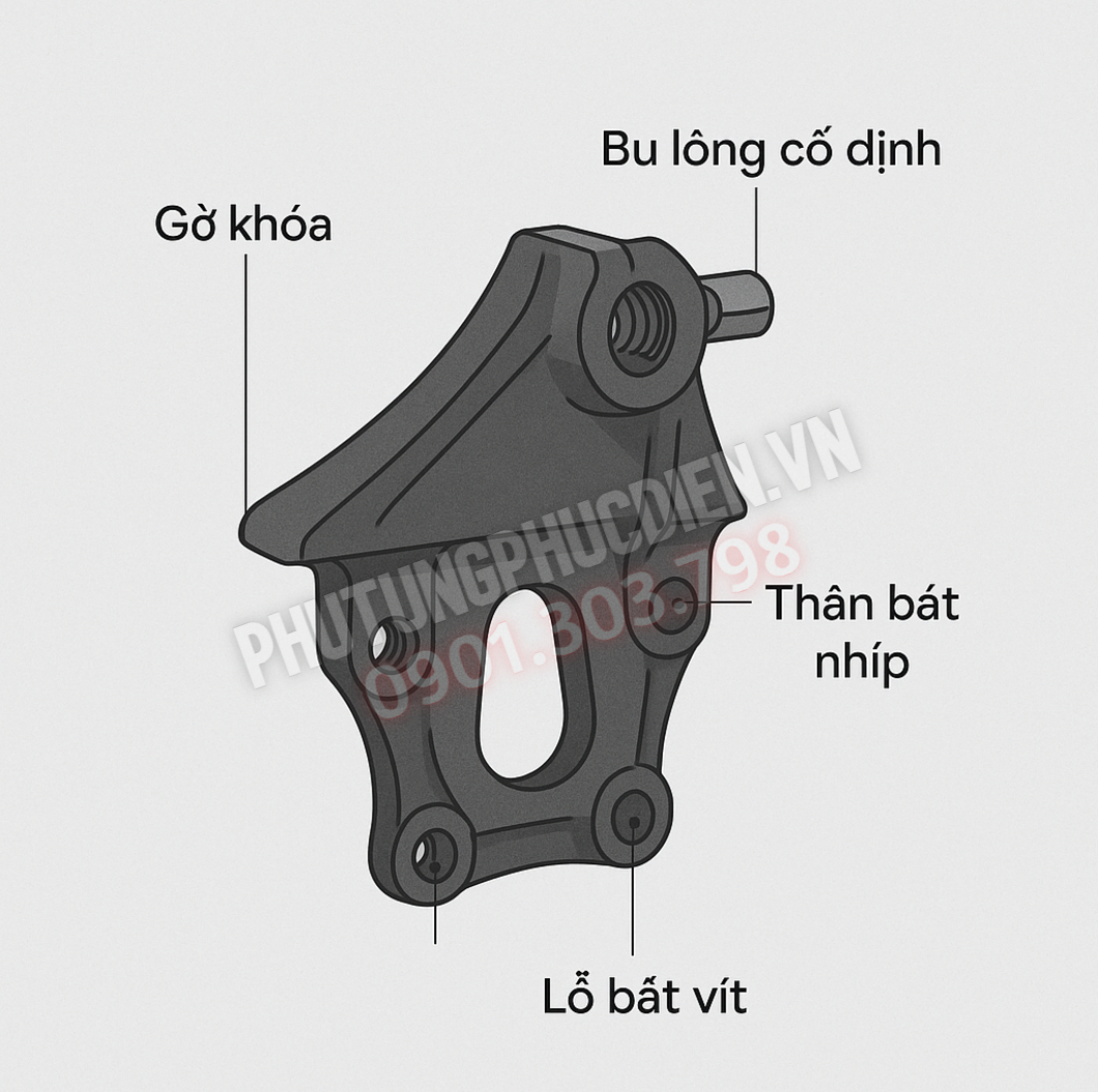 Bát nhíp trước cho xe tải FVR900