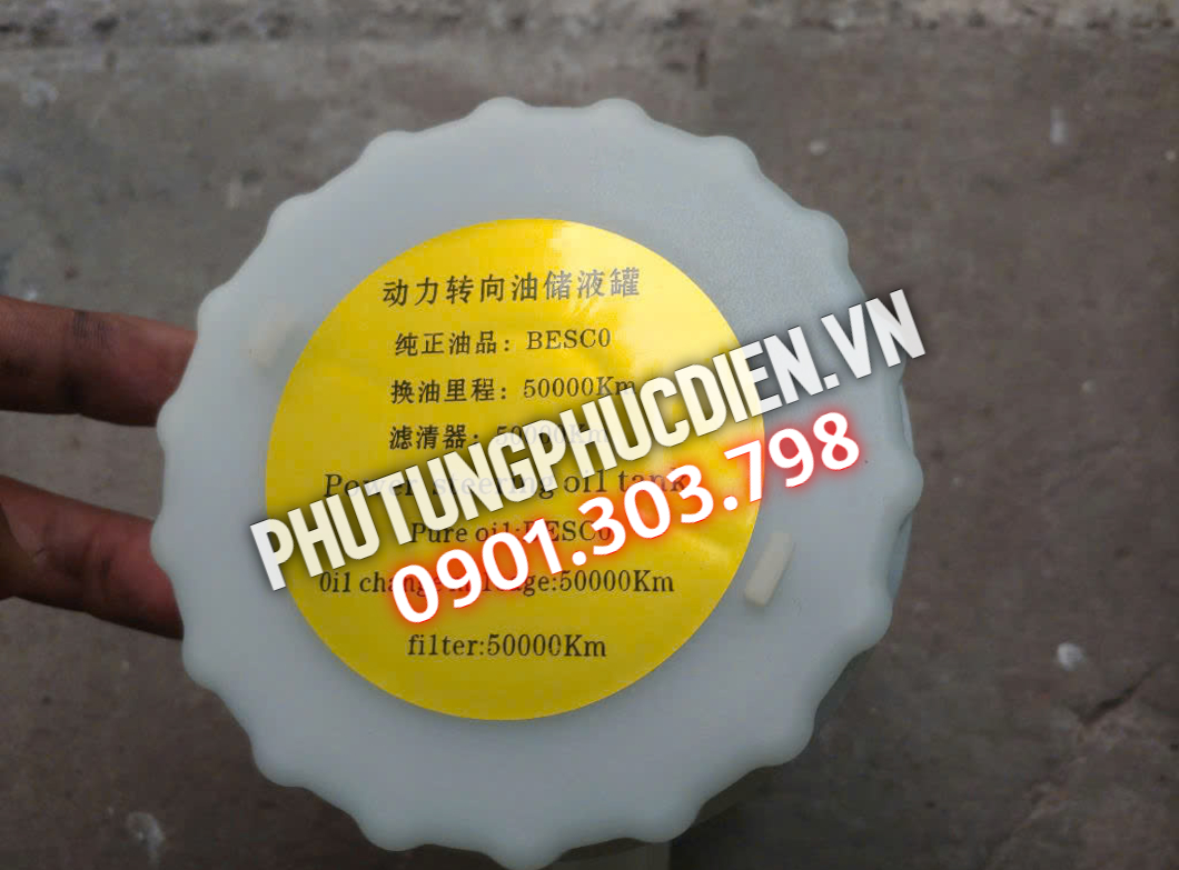 bình dầu trợ lực lái isuzu fvm 8 15 tấn