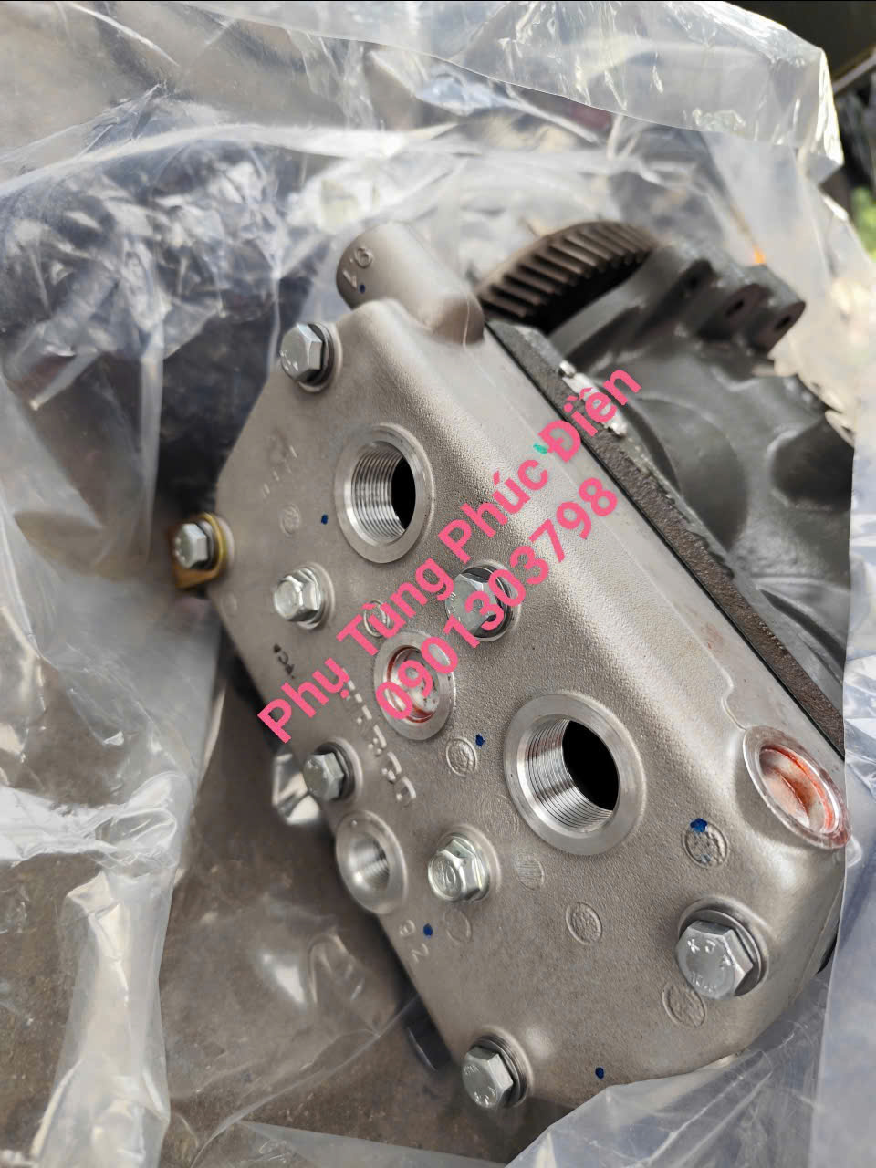 bơm hơi huyndai 15 tấn 6d22 d6ac 