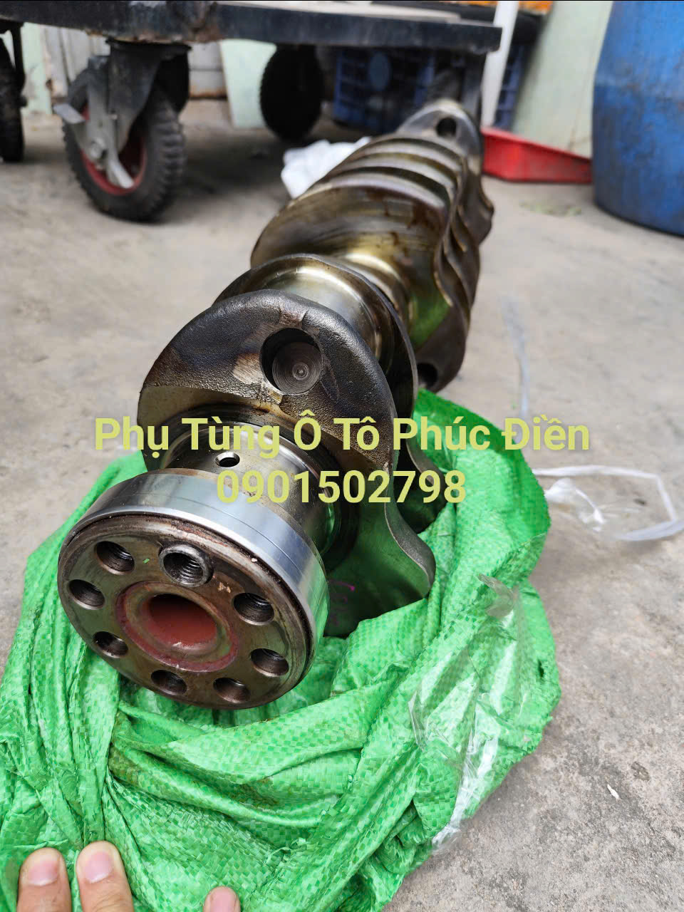 trục khuỷu huyndai d6da 5 tấn HD120