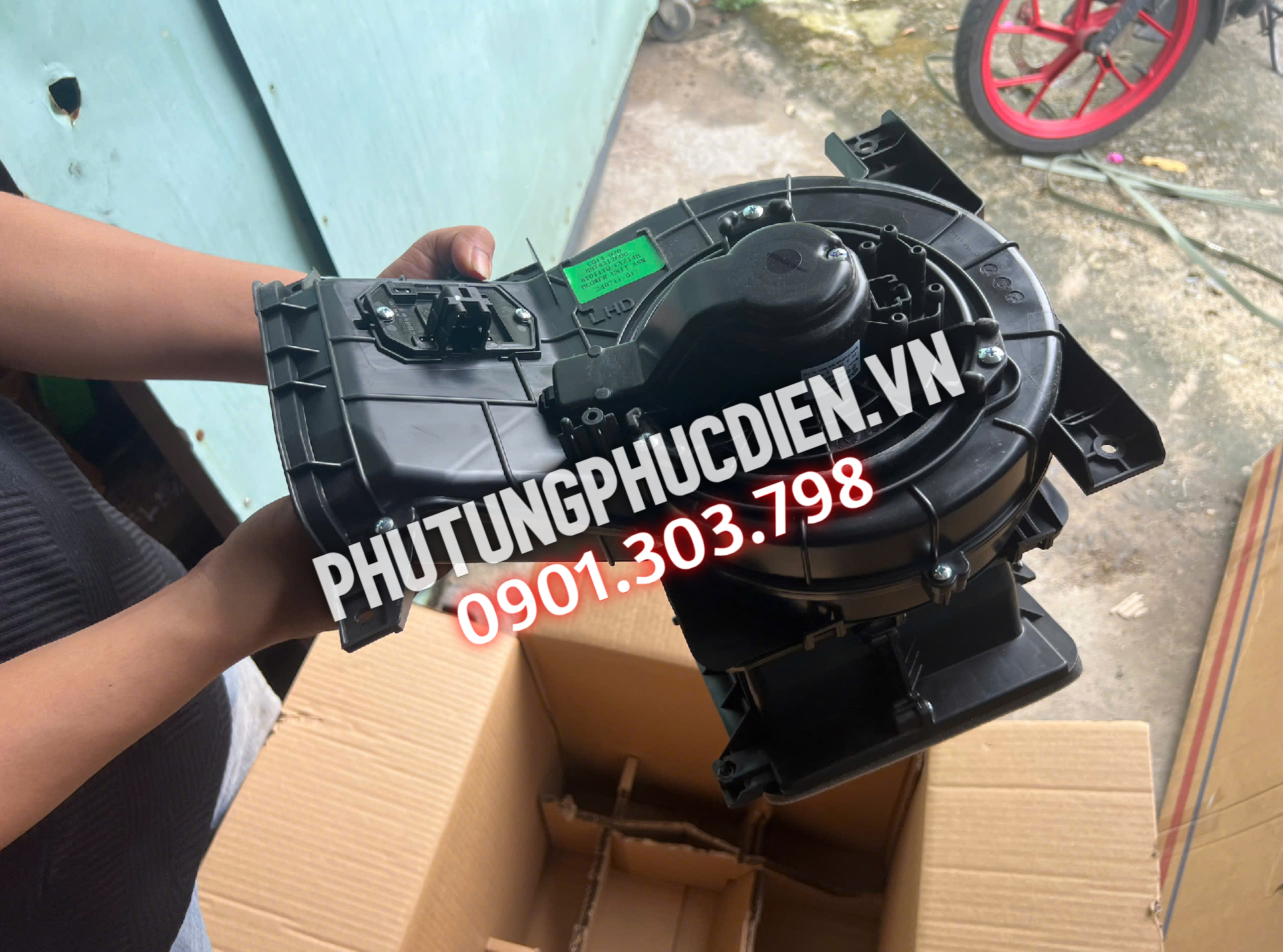 hộp quạt gió xe tải isuzu giga
