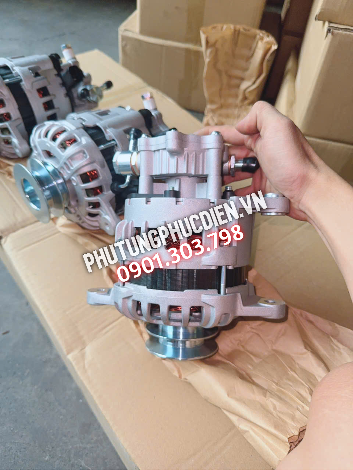 Máy phát điện isuzu QKR 270 Euro 4